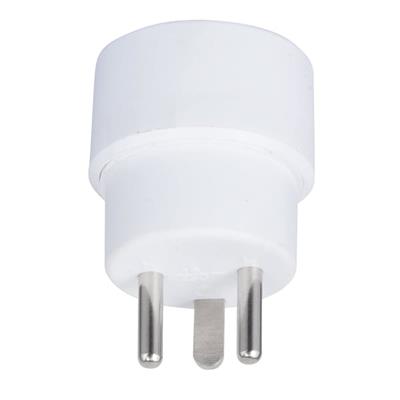 Stikprop adapter, Dansk han, Schuko hun – med jord