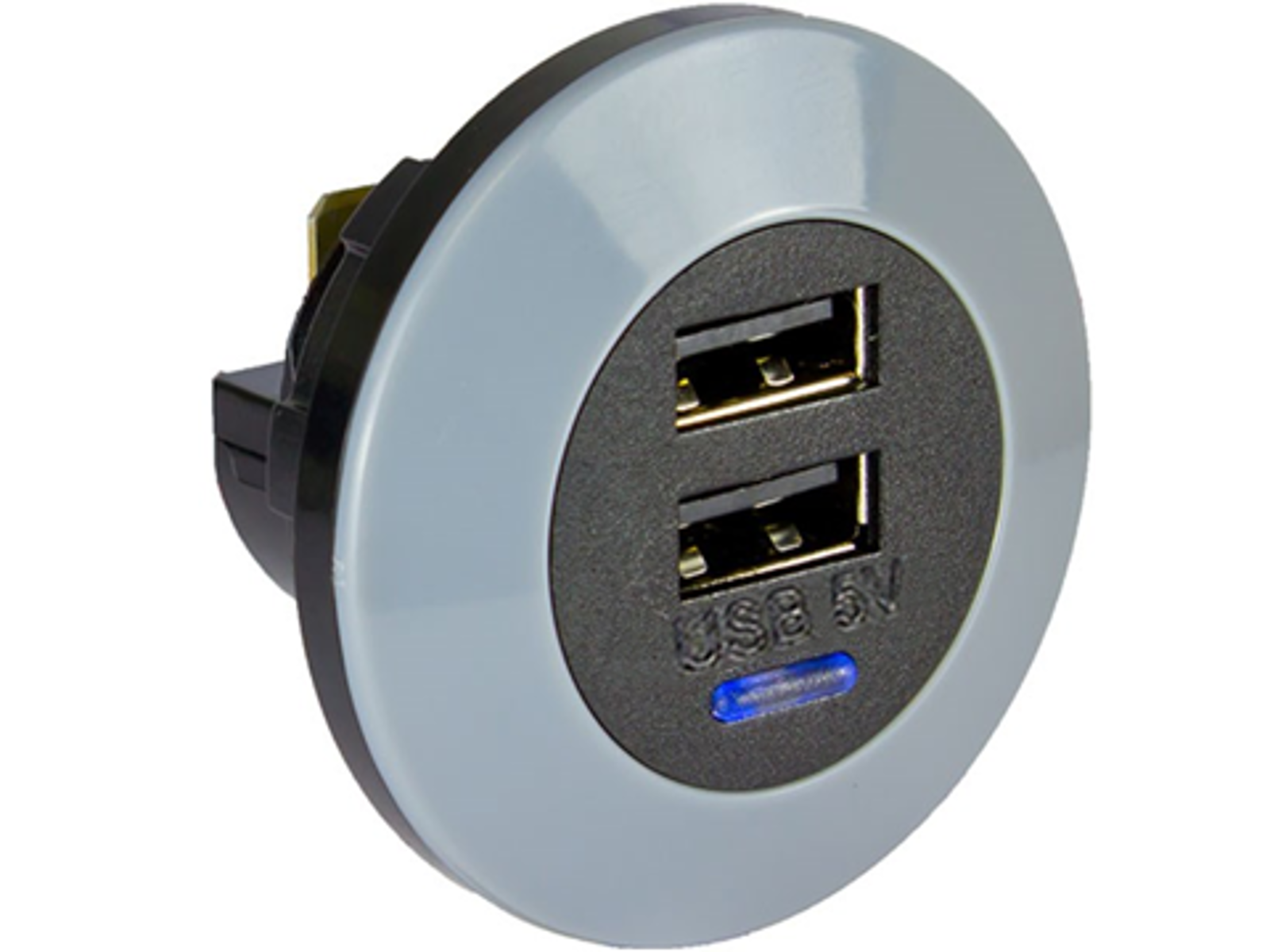 USB udtag, 12V, 2 udtag