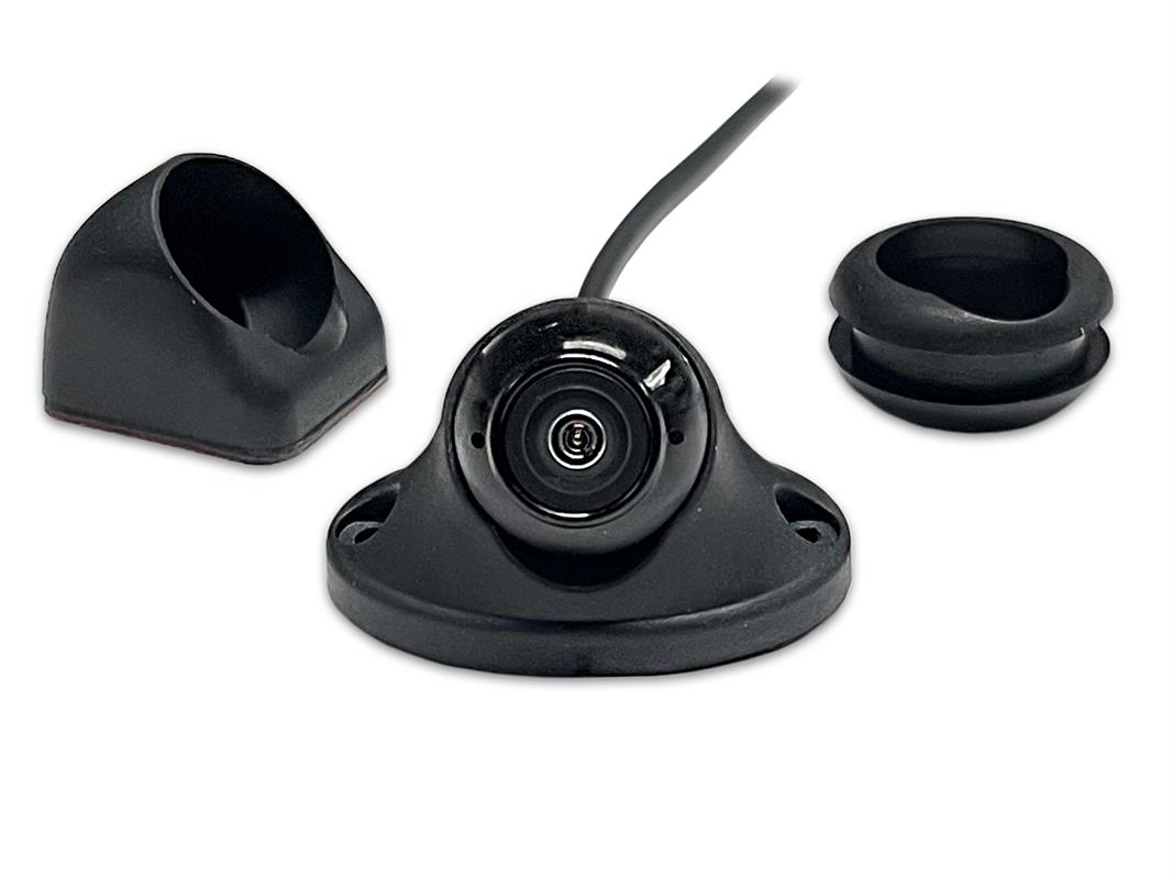 3040007_2_3040007_2.jpeg Webcam mounted on a low, rounded base with two detachable mounting adapters (rubber inserts).