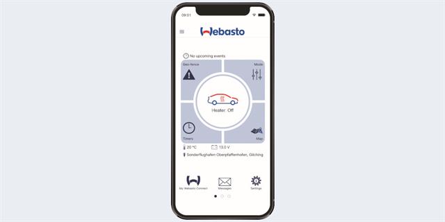 Webasto, ThermoConneth App (inkl. 1 Ã¥rs abonnoment)